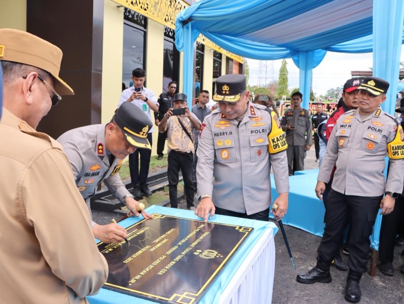Kapolda Riau Resmikan MPP Presisi Polres Rohil