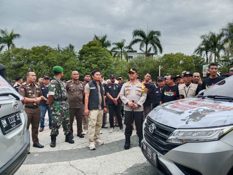 Panwaslu Kabupaten Rohul Gelar Apel Siaga Masa Tenang Pemilu 2024