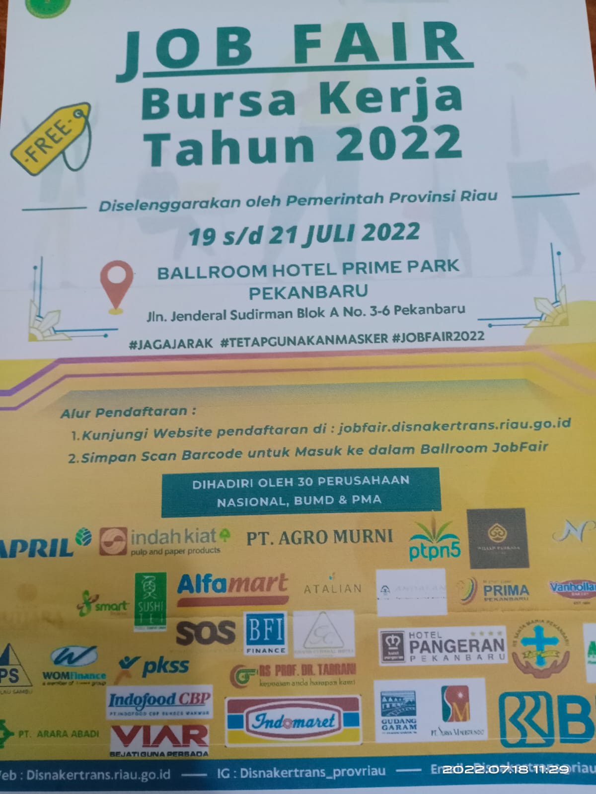Riau Fair 2022 Di Buka Suhardiman Dorong Pencaker Kuansing Rebut Peluang Kerja