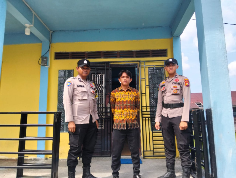 Polsek Kateman Ajak Masyarakat Jaga Kerukunan untuk Pilkada Damai