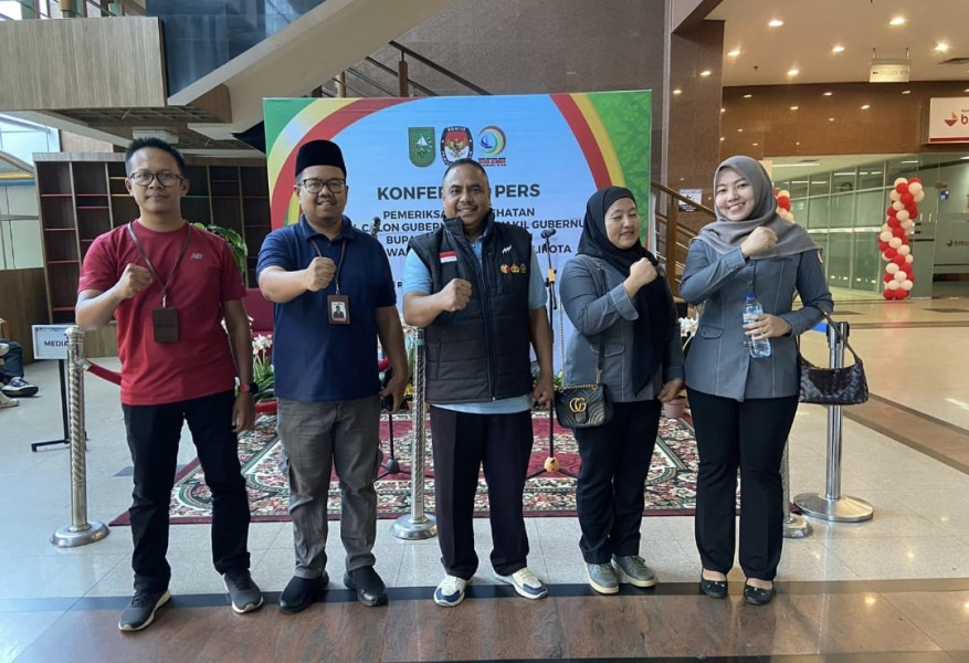 Pemeriksaan Kesehatan Pasangan Calon Bupati dan Wakil Bupati Inhu Diawasi Bawaslu