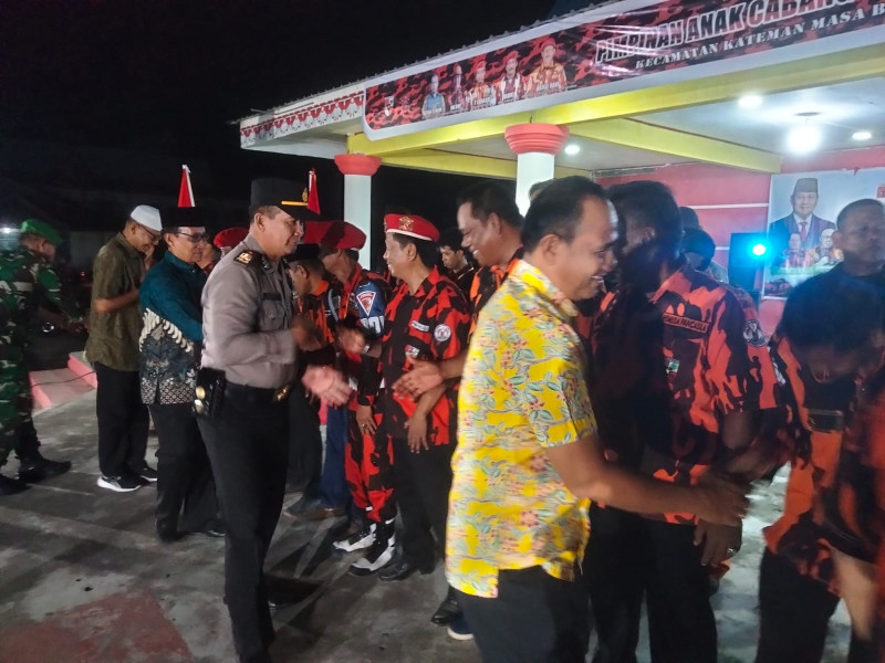 Camat Kateman Hadiri Pelantikan Ketua PAC Pemuda Pancasila Kecamatan Kateman