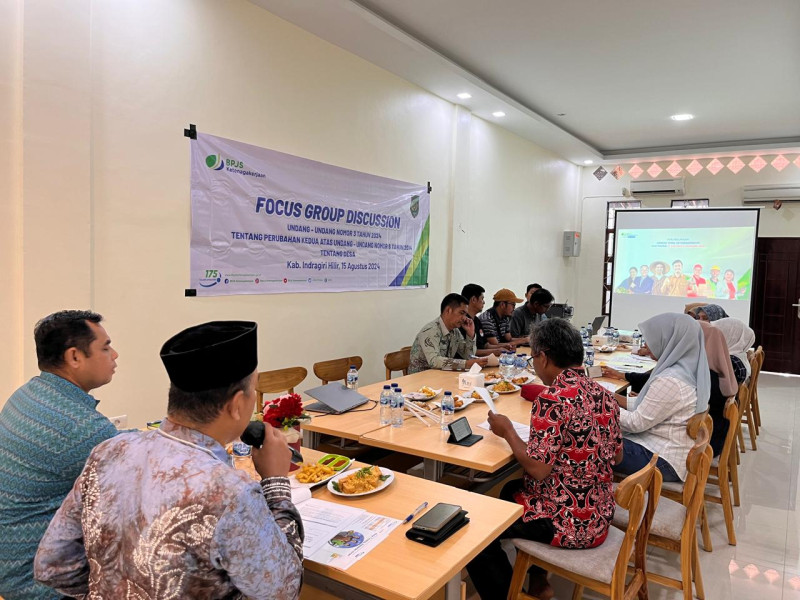 BPJS Ketenagakerjaan Indragiri Hilir Respon Cepat Terbitnya Undang-Undang Nomor 3 Tahun 2024 tentang Desa