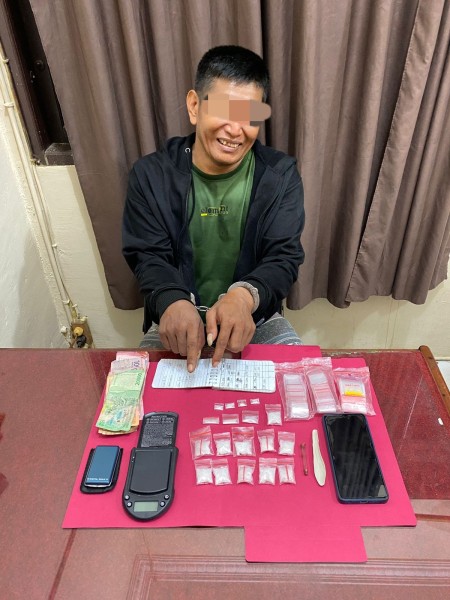 Giok Sang Residivis dan DPO Disergap Polsek Lirik, Hasilnya Puluhan Gram Sabu Disita