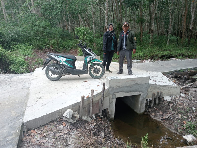 Pemdes Kadur Bangun Duiker DiGang Damai, Dusun sungai Empang Dengan Sumber Dana Bermasa