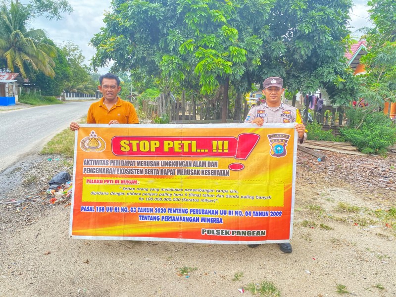 Polsek Jajaran Polres Kuansing Gencarkan Sosialisasi dan Penyuluhan Larangan PETI, Kapolres Tegaskan Komitmen Jaga Lingkungan