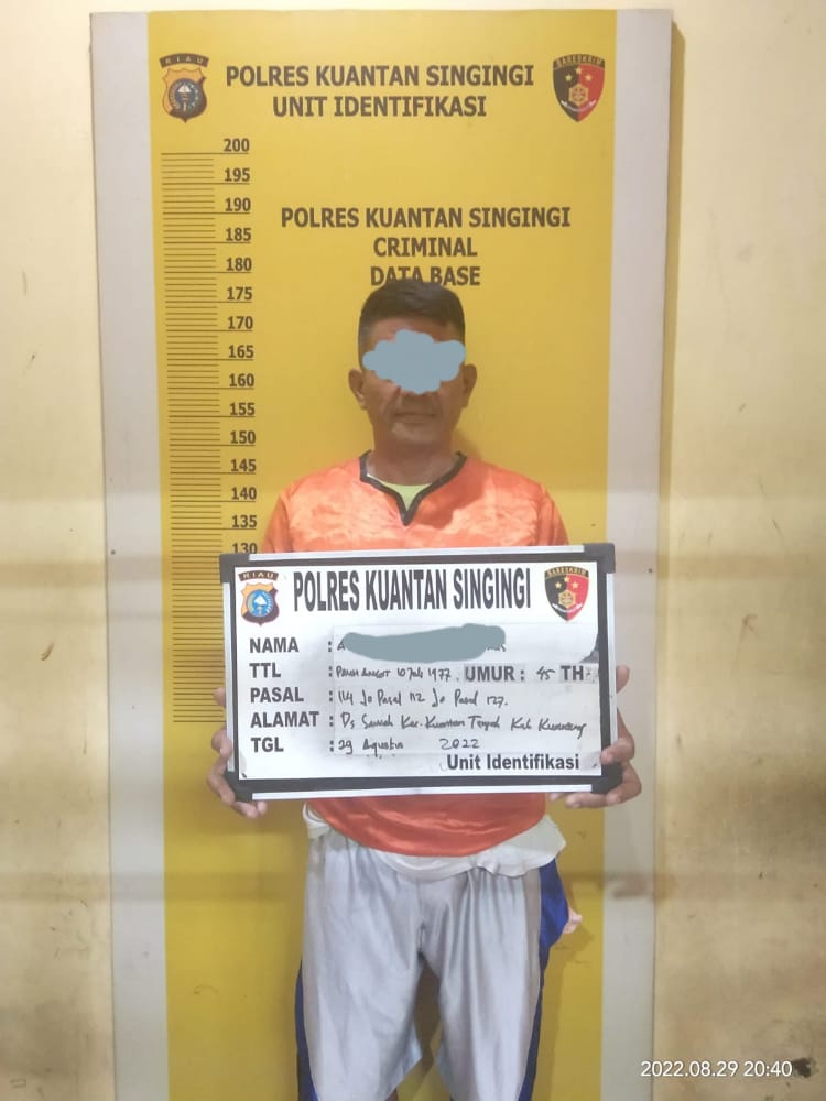 SatRes Narkoba Polres Kuansing Amankan Penyalahguna Narkotika