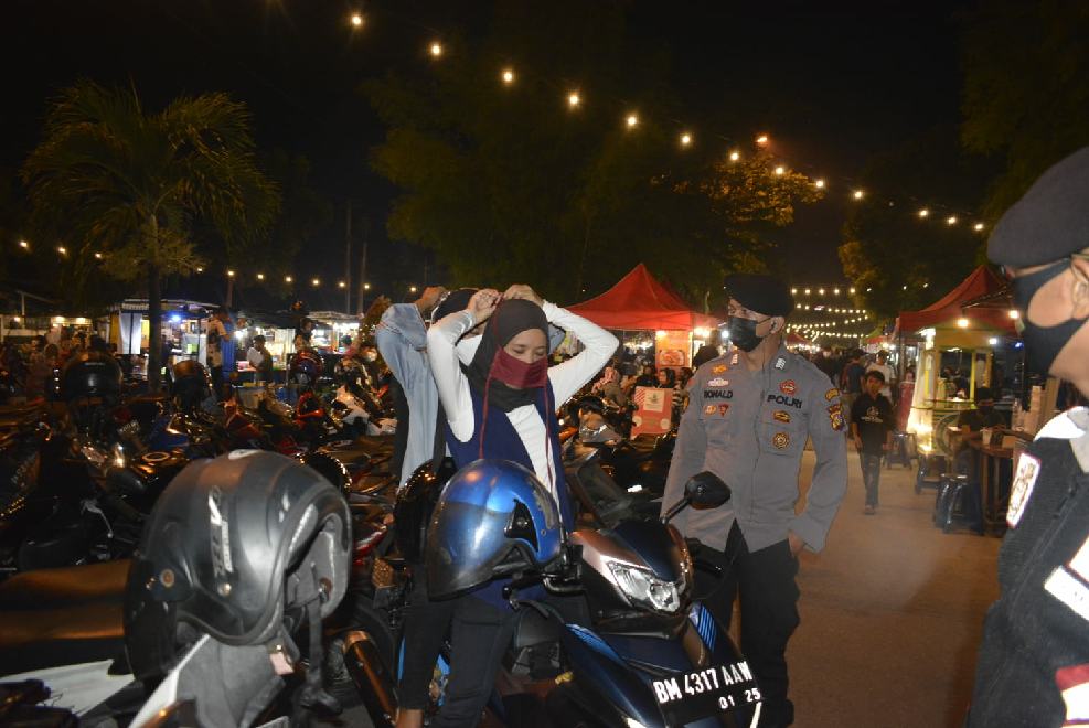 Pantau Suasana Malam Imlek dan Valentine Day, Polresta Pekanbaru Lakukan Patroli KRYD 