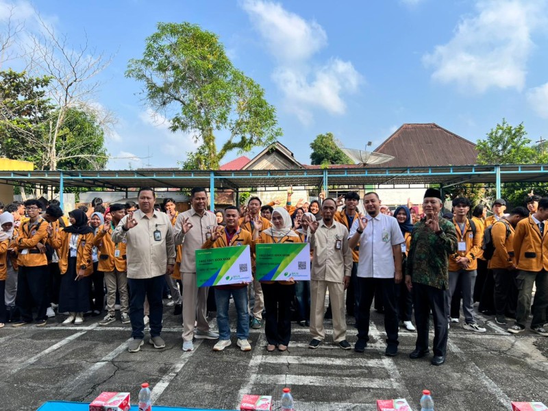 Peserta Kuliah Kerja Nyata (KKN) 2025/2026 Institut Teknologi dan Bisnis Indragiri Terlindungi BPJS Ketenagakerjaan 9/2/2026