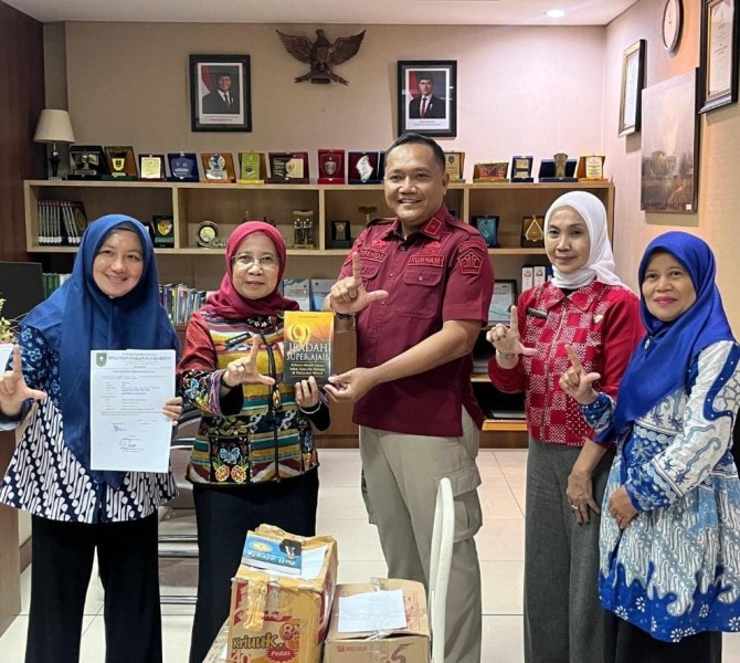 Lapas Pasir Pangaraian Terima 60 Buku dari Dispussip Riau Untuk Perpustakaan L'Pasian